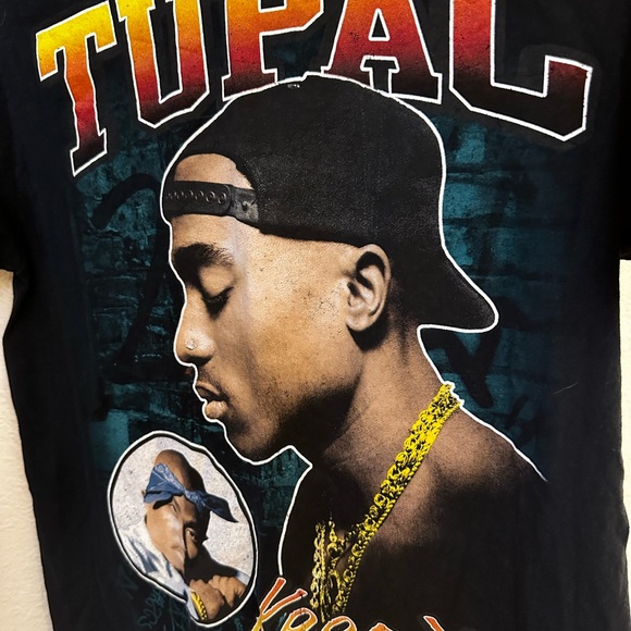 Tupac Keep Ya Head Up Graphic T-shirt Men’s Small EUC - Picture 2 of 4
